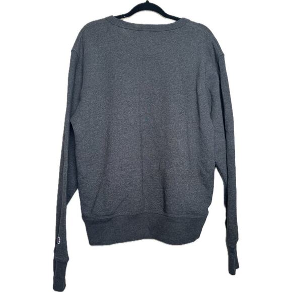 CHAMPION Powerblend Fleece Crew Neck Sweatshirt Mens M Embroidered Heavy Weight - Picture 2 of 12